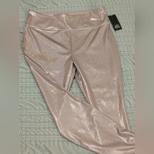 Wild Fable Silver Iridescent L Leggings